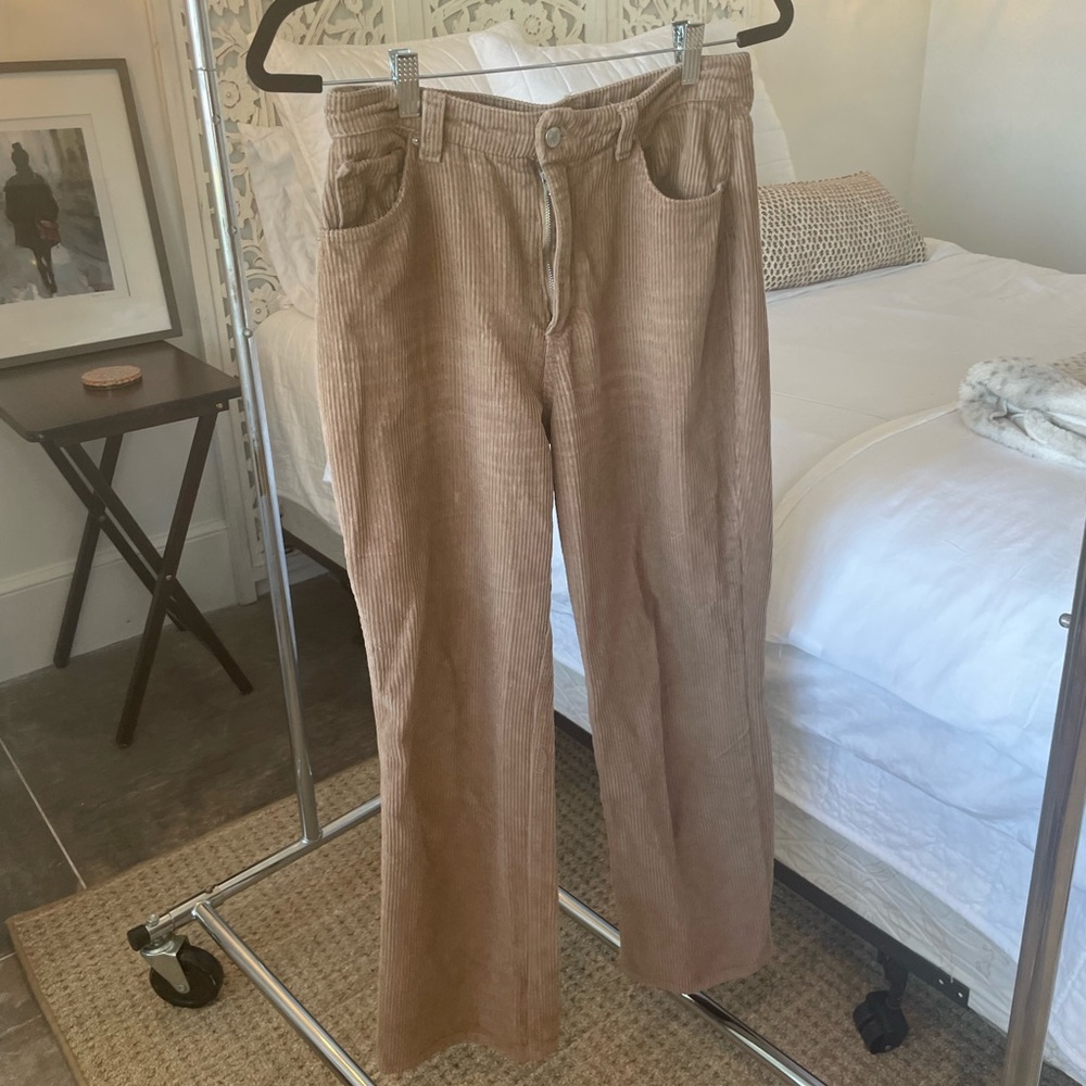 Brown corduroy pants